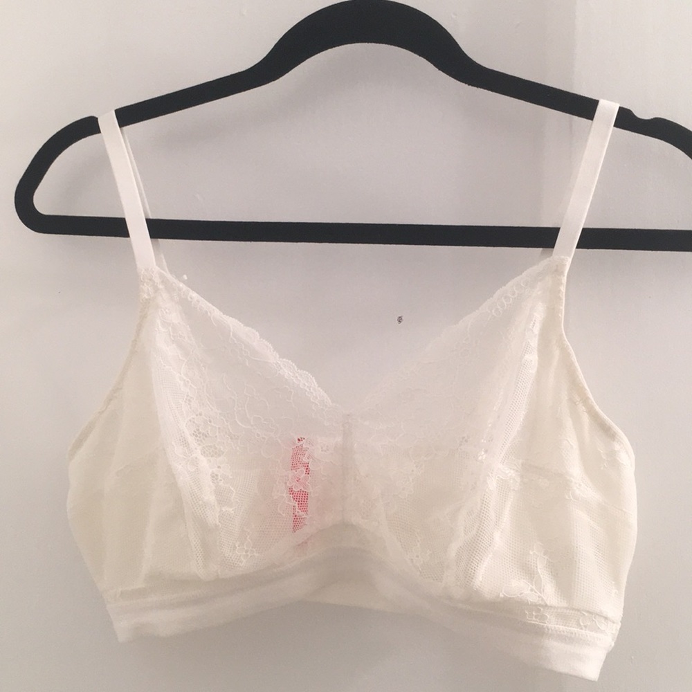 White Lace Spanx Bralette